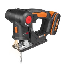 Лобзик аккумуляторный-сабельная пила WORX Axis WX550.1 20V, 2.0Ач  кейс