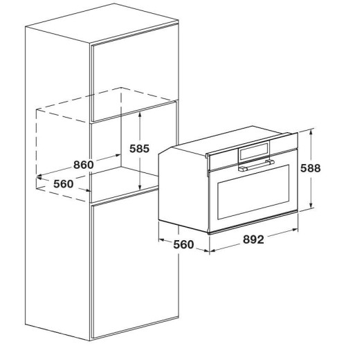 Духовой шкаф Fulgor Milano FCLO 9615 TEM 2F BK в Краснодаре
