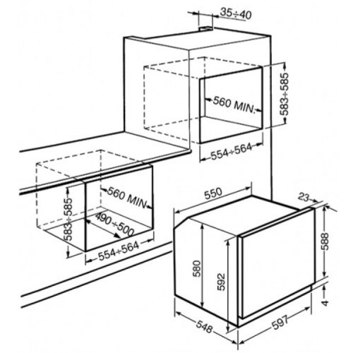 Духовой шкаф Smeg SF800PO в Краснодаре