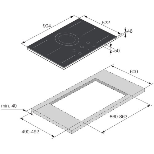 Индукционная варочная панель Asko HID945MC в Краснодаре