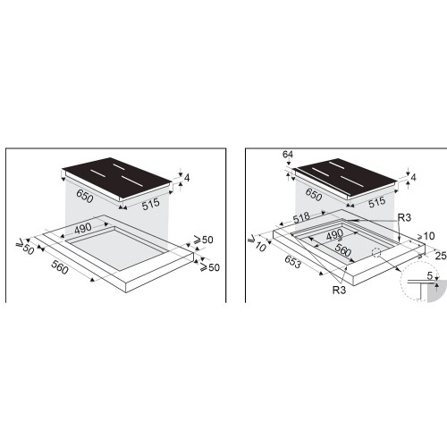 Индукционная варочная панель De Dietrich DPI5652AB в Краснодаре