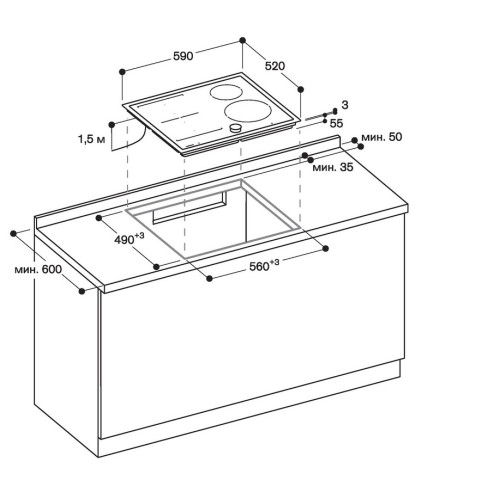 Индукционная варочная панель Gaggenau CI262104 в Краснодаре