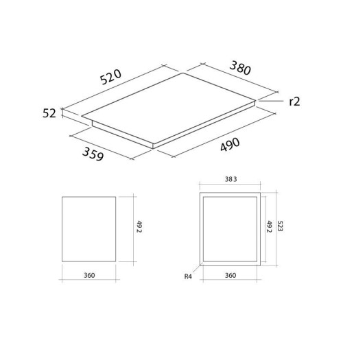 Варочная панель FALMEC PIANO INDUZIONE 2 ZONE в Краснодаре