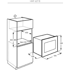 Встраиваемая микроволновая печь Kuppersberg HMF 627 B