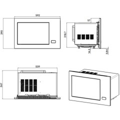 Встраиваемая микроволновая печь Kuppersberg HMF 627 B