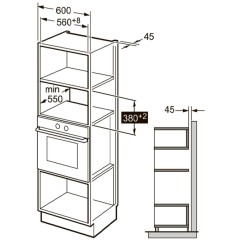 Встраиваемая микроволновая печь Kuppersberg HMW 650 BL