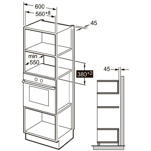 Встраиваемая микроволновая печь Kuppersberg HMW 650 BL в Краснодаре