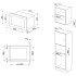 Встраиваемая микроволновая печь Smeg FMI025B3 в Краснодаре