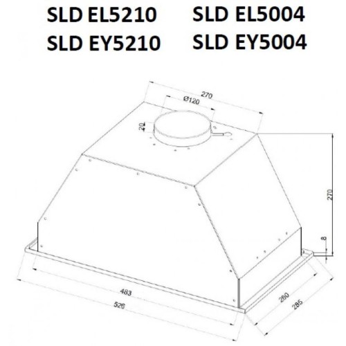 Встраиваемая вытяжка Schaub Lorenz SLD EY5210 в Краснодаре