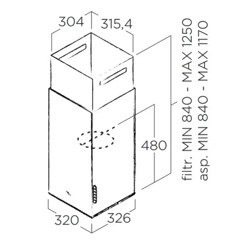 Вытяжка ELICA HAIKU ISLAND WH/A/32 в Краснодаре