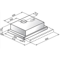 Встраиваемая вытяжка Faber FLOX GLASS WH A60