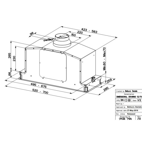 Встраиваемая вытяжка Faber IN-LIGHT EV8P X A52 в Краснодаре
