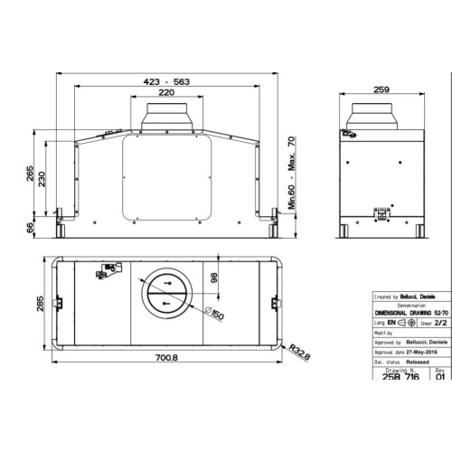 Встраиваемая вытяжка Faber IN-LIGHT EV8P X A52 в Краснодаре
