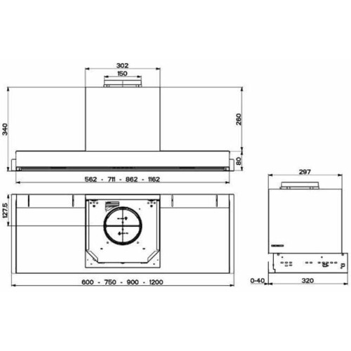 Вытяжка Faber IN-NOVA ZERO DRIP LITE A60 в Краснодаре