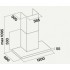 Вытяжка Falmec Lumina 120 Steel wall (NRS) в Краснодаре