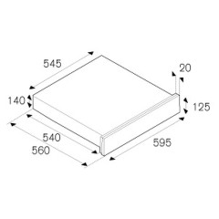 Встраиваемый ящик для подогрева Bertazzoni WD60N