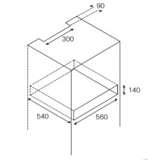 Встраиваемый ящик для подогрева Bertazzoni WD60X