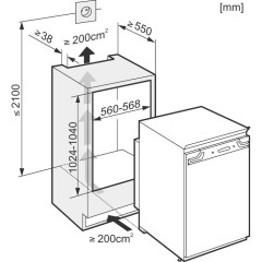 Встраиваемый холодильник Miele K 37682 iDF