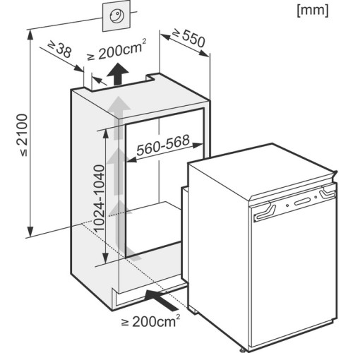 Встраиваемый холодильник Miele K 37682 iDF в Краснодаре