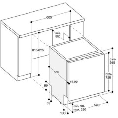 Встраиваемая посудомоечная машина Gaggenau DF 461-164F