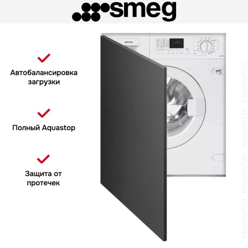Встраиваемая стирально-сушильная машина Smeg LSIA147S в Краснодаре