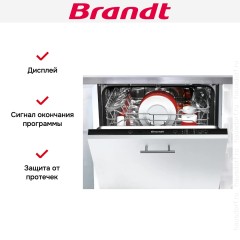 Встраиваемая посудомоечная машина Brandt BDJ424DB