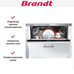Встраиваемая посудомоечная машина Brandt BDJ424DB