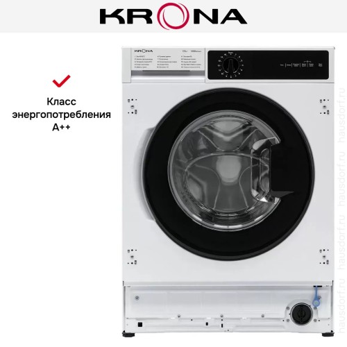 Встраиваемая стирально-сушильная машина KRONA DARRE 1400 7/5K WHITE в Краснодаре