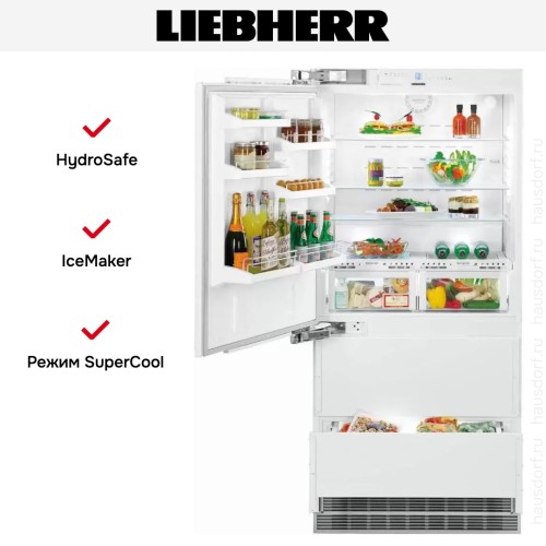 Встраиваемый холодильник Liebherr ECBN 6156 Premium Plus NoFrost в Краснодаре