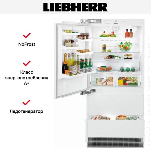 Встраиваемый холодильник Liebherr ECBN 6156 Premium Plus NoFrost в Краснодаре