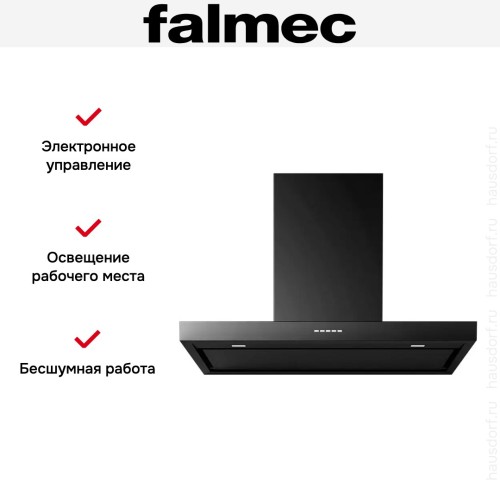 Вытяжка Falmec PLANE ISOLA BLACK NRS 90 (PLUS) в Краснодаре
