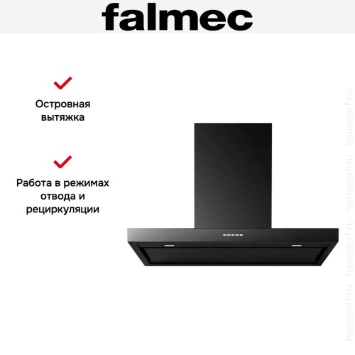 Вытяжка Falmec PLANE ISOLA BLACK NRS 90 (PLUS) в Краснодаре