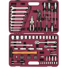 Набор инструмента универсальный THORVIK 1/4", 1/2"DR 77 предметов   UTS0077MP