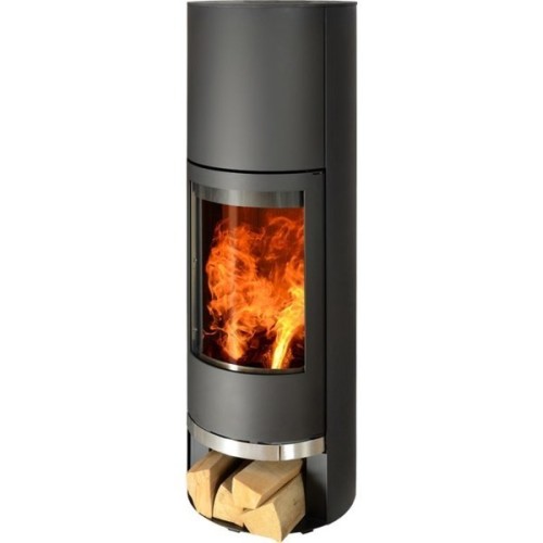 Дровяная печь ABX Alkmaar I черная сталь 