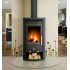 Готовый дровяной каминокомплект ABX Arktis 8 черная сталь 