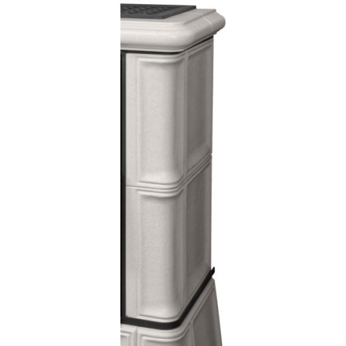 Дровяная печь ABX BAVARIA KI (6,9кВт в воду) кафельный цоколь, ахорн 