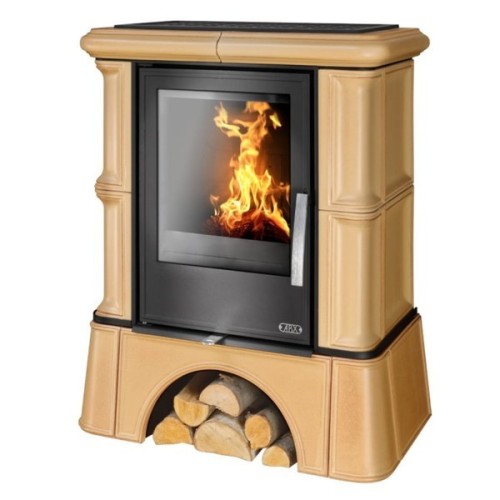 Дровяная печь ABX BAVARIA KI кафельный цоколь, ахорн 