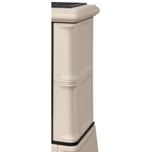 Дровяная печь ABX BAVARIA K (6,9кВт в воду) кафельный цоколь, ахорн 