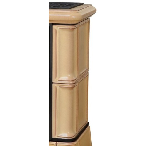 Дровяная печь ABX BAVARIA K (6,9кВт в воду) кафельный цоколь, табак 