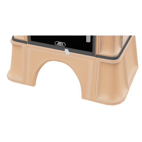 Дровяная печь ABX Bavaria EXclusive кафельный цоколь, табак 