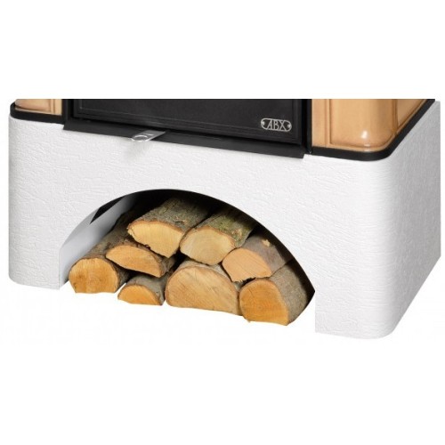 Дровяная печь ABX Bavaria KI белый цоколь, табак 