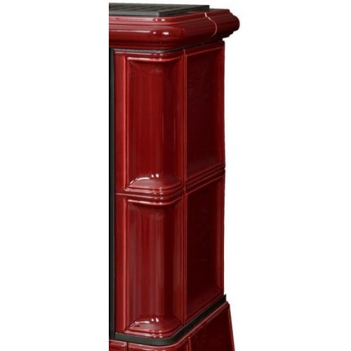 Дровяная печь ABX Bavaria KI кафельный цоколь, бордо 