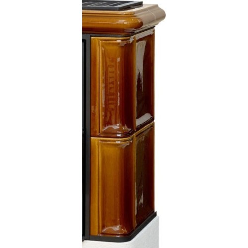 Дровяная печь ABX Bavaria L белый цоколь, каштан 