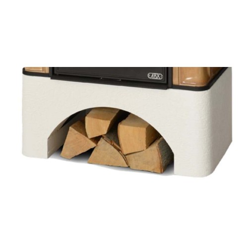 Дровяная печь ABX Bavaria L белый цоколь, табак 