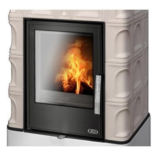 Дровяная печь ABX Britania KPI белый цоколь, перламутр 