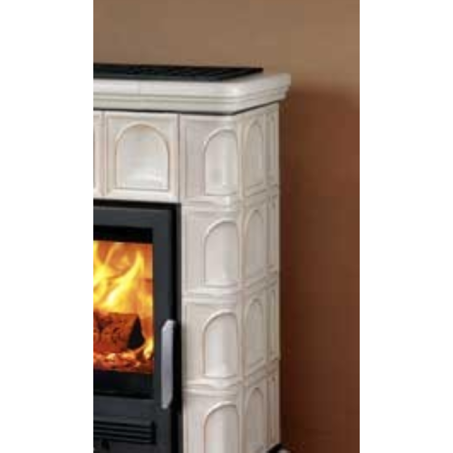 Дровяная печь ABX Britania LPI белый цоколь, ахорн 