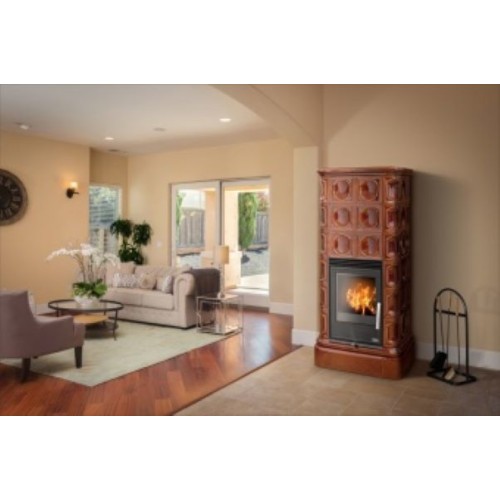 Дровяная печь ABX KALEDONIE KPI коричневая 