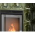 Дровяная печь ABX Kaledonie EXclusive низкая, зеленая 