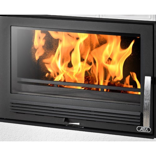 Дровяная печь ABX Karelie EXclusive белый цоколь, песчаная 