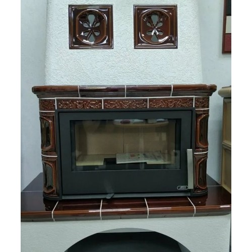 Дровяная печь ABX LAPONIE II P (10,5 кВт в воду) коричневая 